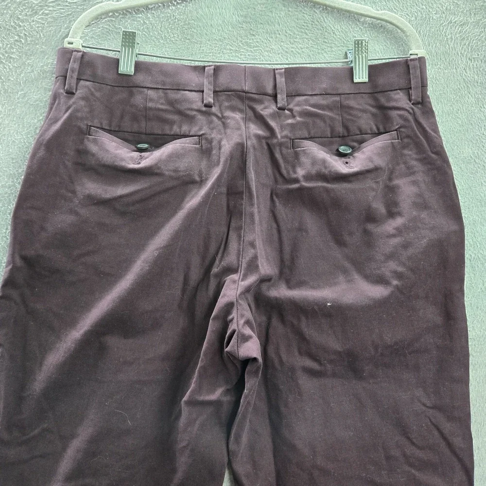 Banana Republic Men Pants 33x30 Purple‎ Chino Straight Mid Rise